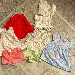 Colorful Baby Girl Clothing Set